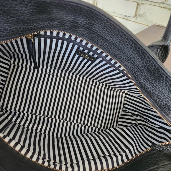 Like New Kate Spade Southport Ave Black Leather Tote Bag Large Purse - Picture 13 of 14